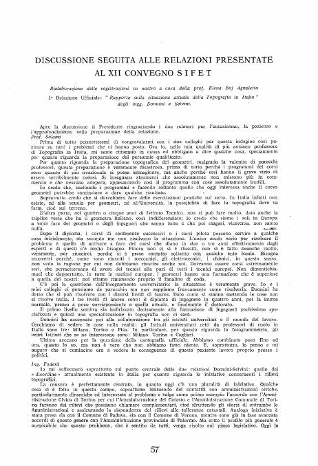 Copertina articolo #21 Bollettino SIFET ANNO: 1967 n.3